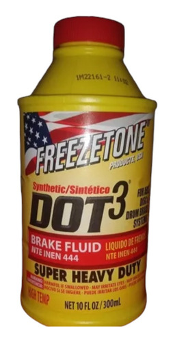 Fluido Para  Freno Liga  Freezetone 300ml Usa  Dot3