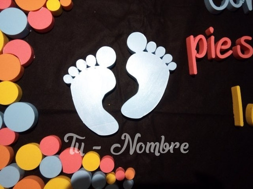 Letras Corporea 20 Cm Pintadas Polyfan