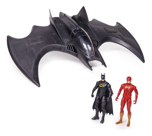 Muñecos Dc Comics The Flash Movie Batwing Set Batman & Flash