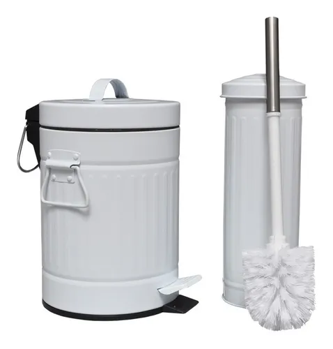 Set Baño Cesto Tacho Basura 3lts Accesorios Baño