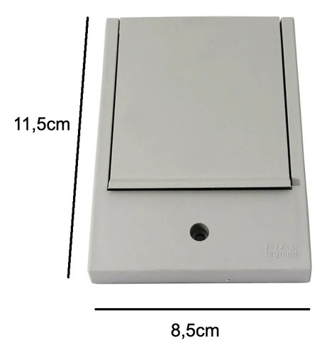 Placa Pial Plus Com Tomada 3 Pinos 10a Aquatic