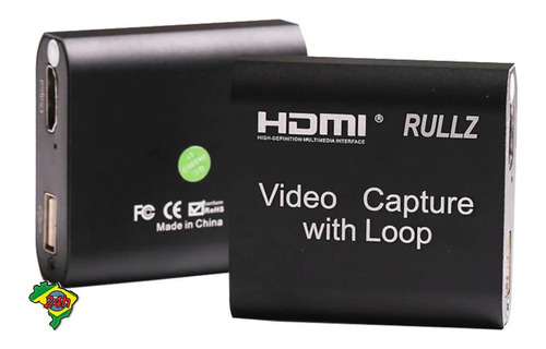 Placa Capture Video Loop Hdmi 2x Usb 1920x1080p Game Full HD