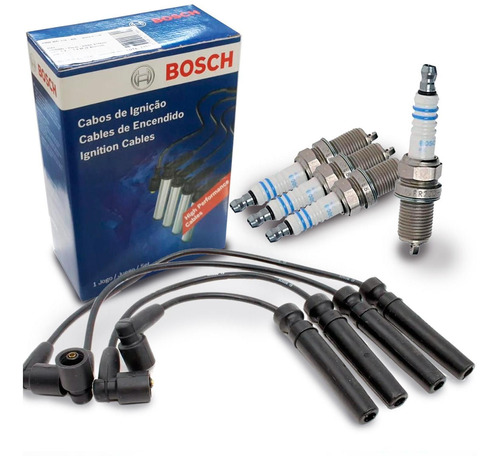 Kit Cables Y Bujias Chevrolet Aveo 1.6 16v Bosch