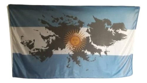 Bandera Argentina Con Las Malvinas 90x150 