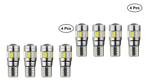 2x T10 6 Led Bombillas De Coche Lateral Backup Error Lámpara