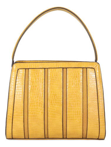 Bolsa Cruzada Cloe Para Mujer Tipo Crossbody Color Amarillo