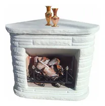 Comprar Hogar De Piedra Esquinero 80cm Con Leños De 5000 Calorias!!g