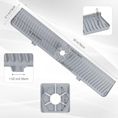 Protector De Salpicaduras Más Largo Para Fregadero De 30 Pul