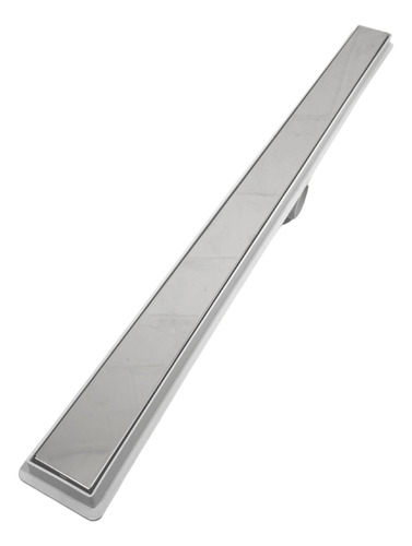 Ralo Linear 80cm Banheiro Oculto Piso Cocho Cinza