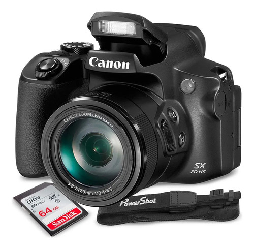 Canon Powershot Sh70-hs 4k Ultra Zoom Wi-fi Bluetooth 
