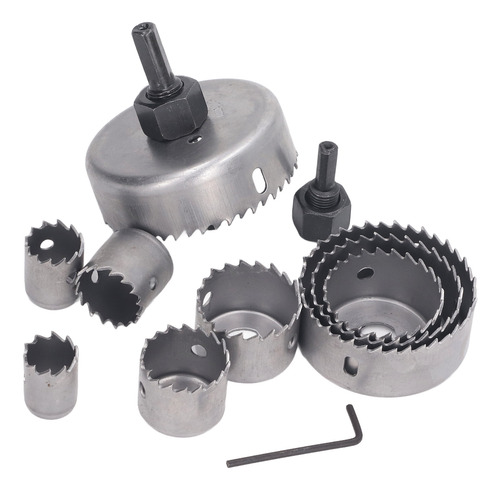 Kit De Sierra Perforadora Bimetálica, Juego De 12 Brocas De