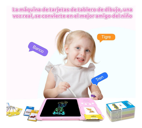 Tableta De Escritura Lcd Con Voz, Juguetes Montessori