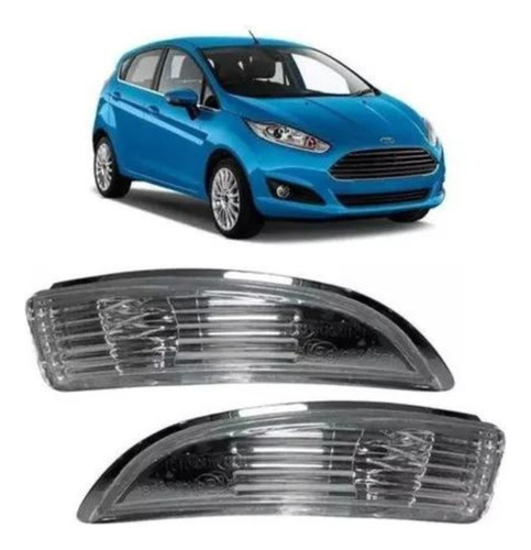 Par Pisca Seta Retrovisor New Fiesta 11 12 13 14 15 16