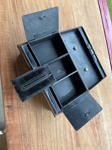 Money Box Cofre Original Trem Ou Porta Joias Seguro Nível 4 Preto (Usado)