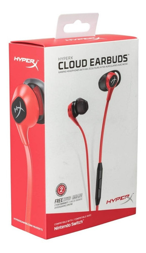 Audífono Gamer Ns Cloud Earbuds Hx-hsceb-rd Hyperx