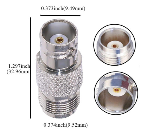 Adaptador Coaxial Bnc A Tnc Tuolink Tnc Hembra A Bnc Connect