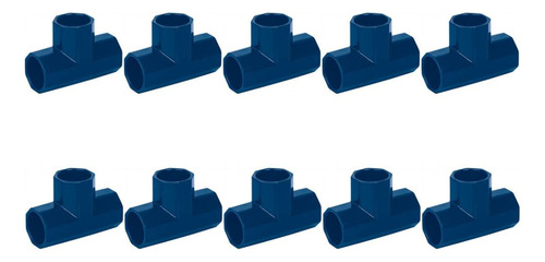 10 Piezas Cpvc (t) Tee 3/4'' Flowguard Azul Original