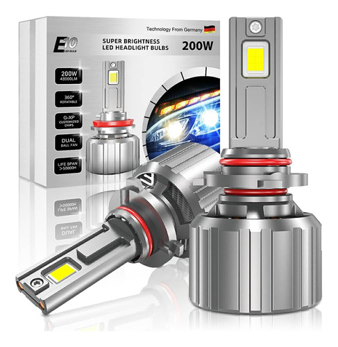 Luces Led Original E10 Bombillo 9005 48.000 Lumenes 200watts