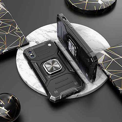 Funda Para iPhone X/xs Negro Uso Rudo Drop Test-02