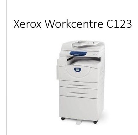 Copiadora Xerox Workcentre C123 Trabajando 