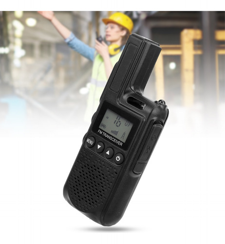 Mini Walkie Talkie Portátil De 99 Canais De Longo Alcance