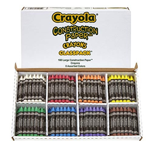 Crayola Crayon Papel De Construcción Classpack, 8 Colores, P