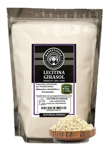 Lecitina De Girasol En Polvo X1000g (1 Ki - g a $41 | MercadoLibre