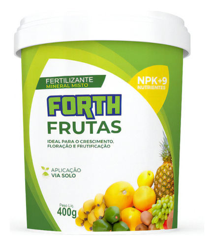 Adubo Fertilizante Forth Frutas 400g Frutificacao Pomar