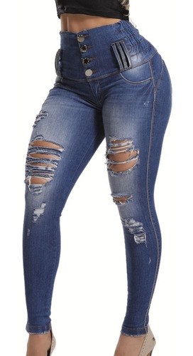 Imagem 1 de 5 de Calça Rhero Jeans Feminina Levanta Bumbum Bojo Promoção
