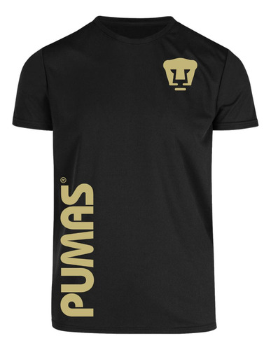 Playera Deportiva Hombre Dryfit Pumas Unam Retro Dorado Vini