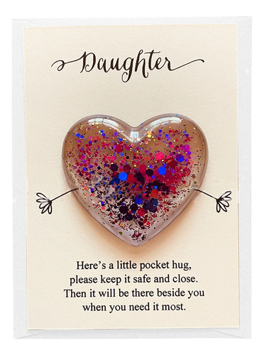 Tarjeta De Regalo Para Hija Pocket Heart Love