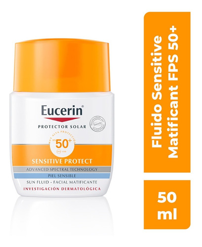 Eucerin Protector Solar Facial Matificante Toque Seco 50ml