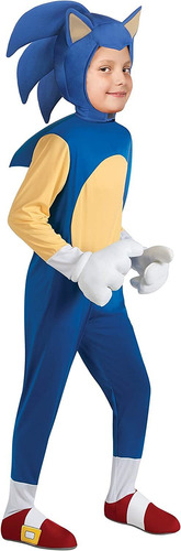 Child Deluxe Sonic Costume Small