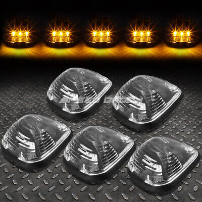 For 99-16 Ford Superduty 5pcs Black Yellow Led Cab Roof  Oad