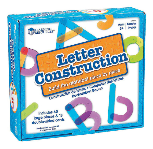 Juego De Actividades De Construcción De Letras 60 Piezas