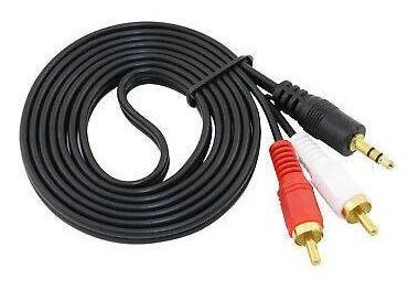 Imagen 4 de 4 de Cable Auxiliar De Audio De 5 Pies De 3,5 Mm A Rca Para I-758