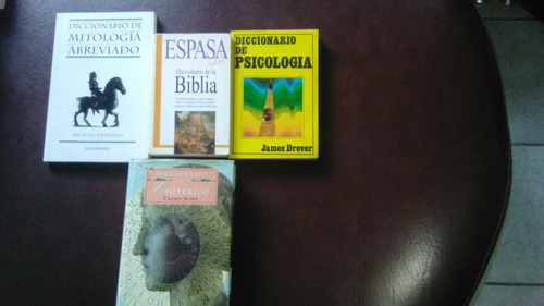 Diccionarios Mitología, Esotérico , Psicología Y La Biblia