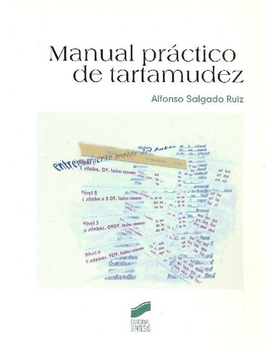 Libro Manual Práctico De Tartamudez De Alfonso Salgado Ruiz