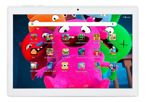 Imagen 2 de 9 de Tablet con funda Gadnic TAB024DK 10.1" con red móvil 32GB blanca/plateada y 2GB de memoria RAM