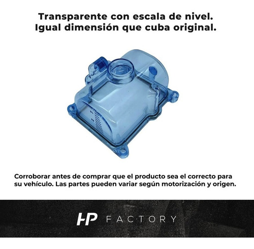 Imagen 6 de 10 de Cuba Transparente Carburador Keihin Pwk 33 36 40 42