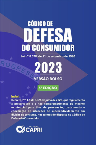 Livro Código De Defesa Do Consumidor De Bolso 2023