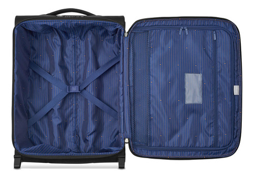 Valija Carry On Expand. Slim 55 Cm. 2r. Delsey Brochant 2.0 Color Negro