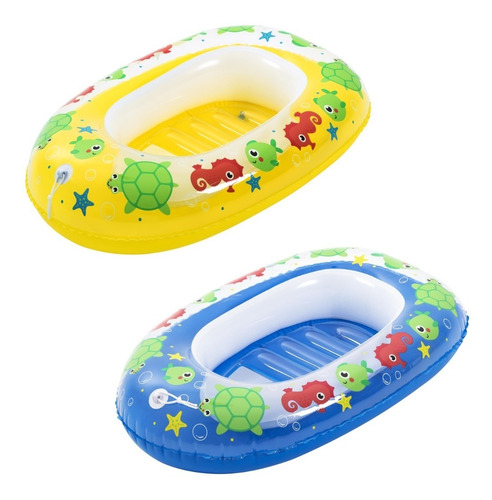 Bote Gomon Inflable Flotador 102x69cm Niños Pileta Playa