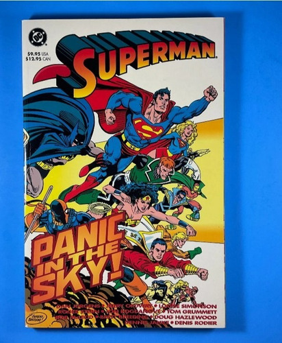 Dc Superman Panic In The Sky Paperback 162 Pag. ( Ingles )