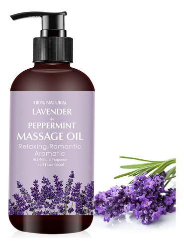 Aceite De Masaje De Lavanda Para Calmar, Calmar Y Relajar Lo