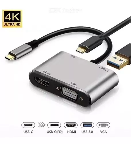 ADAPTADOR DE CABLE HDMI A VGA AD4202BK