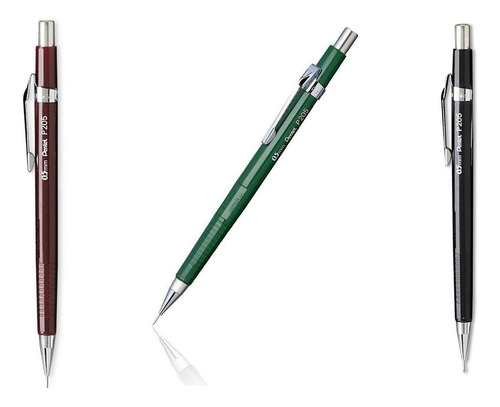Paquete 3 Lápices Automáticos Pentel Sharp P205 Ews