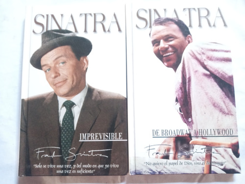 Libros+cds. Sinatra.pack 2 Libros Y 4 Cds