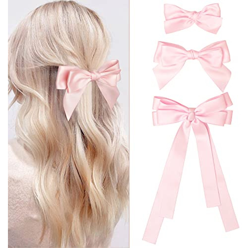 Bolonar Tazones De Pelo Rosa Para Mujeres Niñas 3pcs, 96bpp