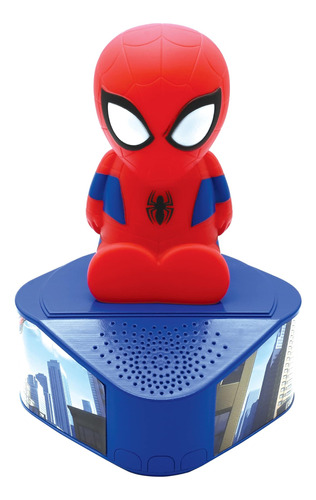 Lexibook, Altavoz Spider Man, Figura Luminosa, Bluetooth 5.0